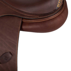 Silla polivalente Bernini con paneles de látex Acavallo Marrón oscuro Marr&amp;amp;amp;oacute;n