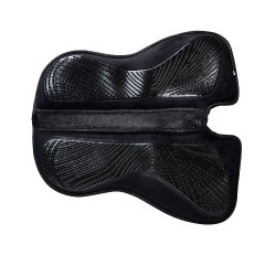 Amortisseur MF DS SW-3DS en suède avec grip en gel plat Acavallo Negro Amortisseur MF DS SW-3DS en suède avec grip en gel plat Acavallo Negro