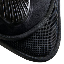 Amortisseur MF DS SW-3DS en suède avec grip en gel plat Acavallo Negro Amortisseur MF DS SW-3DS en suède avec grip en gel plat Acavallo Negro