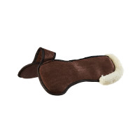 Amortisseur Piuma-FS WFS-FS avec poches en suède et rehausseur arrière Acavallo Marrón / natural
