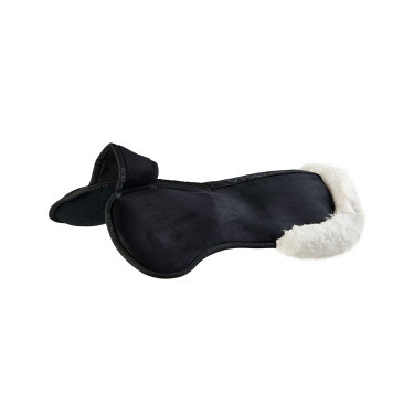 Amortisseur Piuma-FS WFS-FS avec poches en suède et rehausseur arrière Acavallo Negro / natural