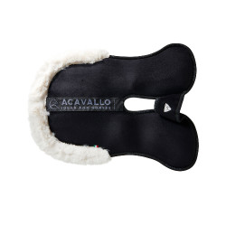 Amortisseur Piuma-FS WFS-FS avec poches en suède et rehausseur arrière Acavallo Negro / natural Amortisseur Piuma-FS WFS-FS avec poches en suède et rehausseur arrière Acavallo Negro / natural