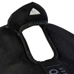Amortisseur Piuma-FS WFS-FS avec poches en suède et rehausseur arrière Acavallo Negro / natural Amortisseur Piuma-FS WFS-FS avec poches en suède et rehausseur arrière Acavallo Negro / natural