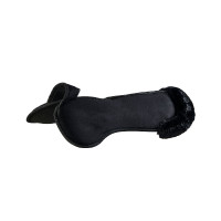 Amortisseur Piuma-FS WFS-FS avec poches en suède et rehausseur arrière Acavallo Negro / negro