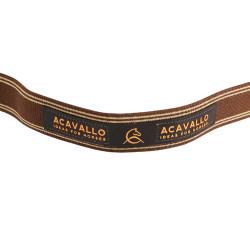 Pechopetral simple con banda elástica Acavallo Marrón oscuro Marr&amp;amp;amp;oacute;n