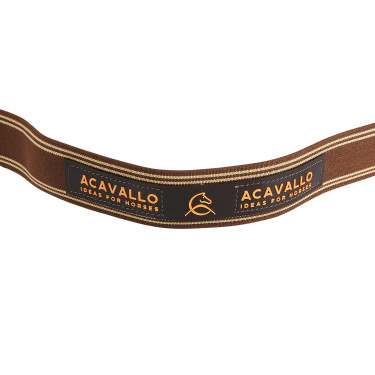 Pechopetral simple con banda elástica Acavallo Marrón oscuro Marr&amp;amp;amp;oacute;n