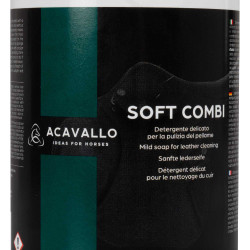 Jabón suave para limpieza de cuero 500 ml Acavallo Jabón suave para limpieza de cuero 500 ml Acavallo