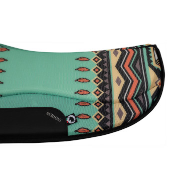 Almohadilla de montar TTech Barrel nuevo diseño Burioni Verde índigo Multicolor