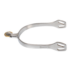 Espuelas inglesas con rodaja de latón horizontal Equestro