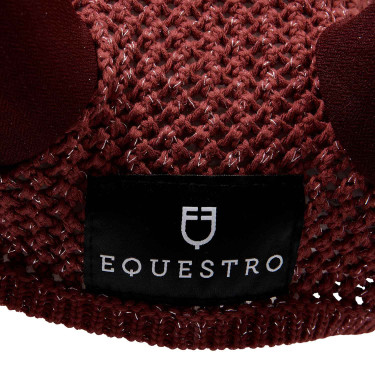 Gorro antimoscas de algodón con tejido Cordura y lentejuelas Equestro Gorro antimoscas de algodón con tejido Cordura y lentejuelas Equestro