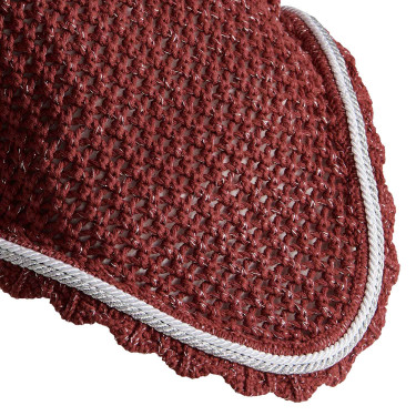 Gorro antimoscas de algodón con tejido Cordura y lentejuelas Equestro Gorro antimoscas de algodón con tejido Cordura y lentejuelas Equestro