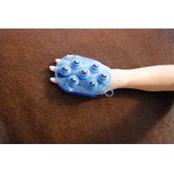 Almohaza de masaje Azul real