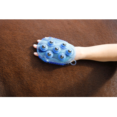 Almohaza de masaje Azul real