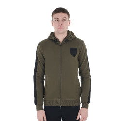 Sudadera con capucha para hombre con interior de forro polar Equestro