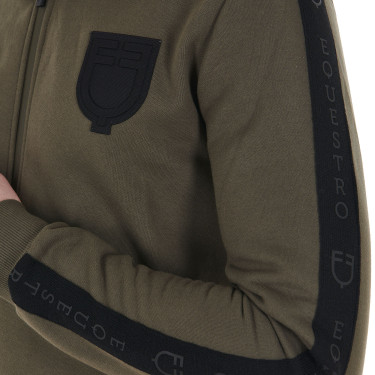Sudadera con capucha para hombre con interior de forro polar Equestro Sudadera con capucha para hombre con interior de forro polar Equestro