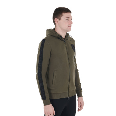 Sudadera con capucha para hombre con interior de forro polar Equestro Sudadera con capucha para hombre con interior de forro polar Equestro