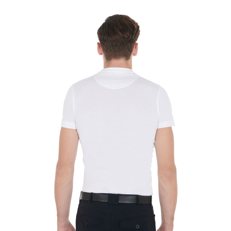 Camiseta de hombre entallada con estampado ecuestre Equestro Camiseta de hombre entallada con estampado ecuestre Equestro