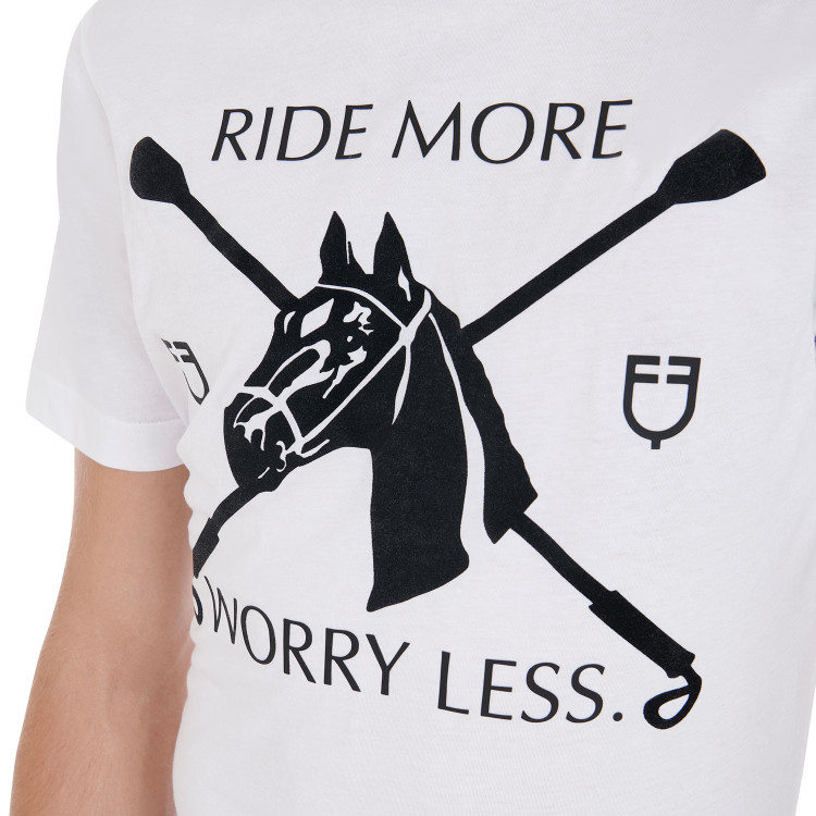 Camiseta de hombre entallada con estampado ecuestre Equestro Camiseta de hombre entallada con estampado ecuestre Equestro
