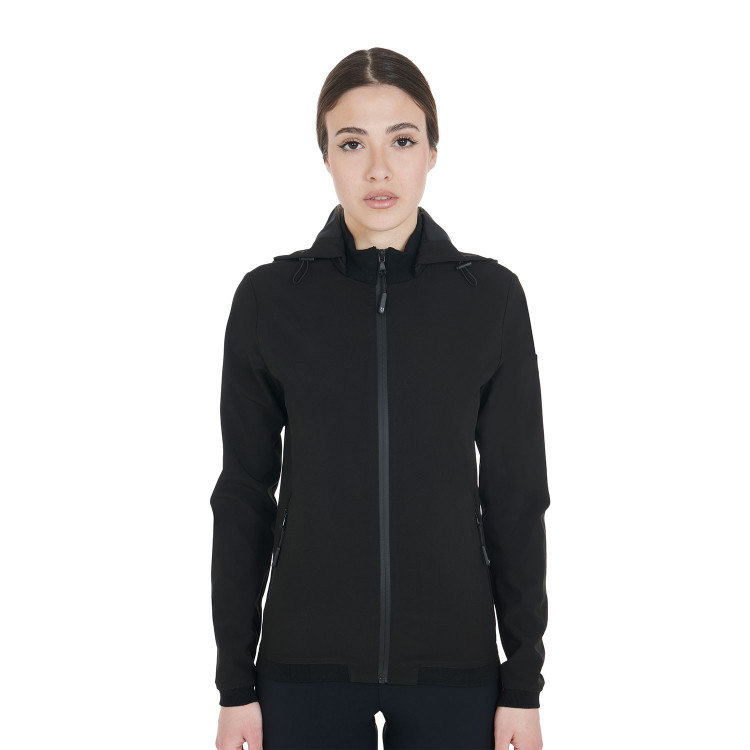 Chaqueta softshell técnica de tres capas para mujer Equestro Chaqueta softshell técnica de tres capas para mujer Equestro