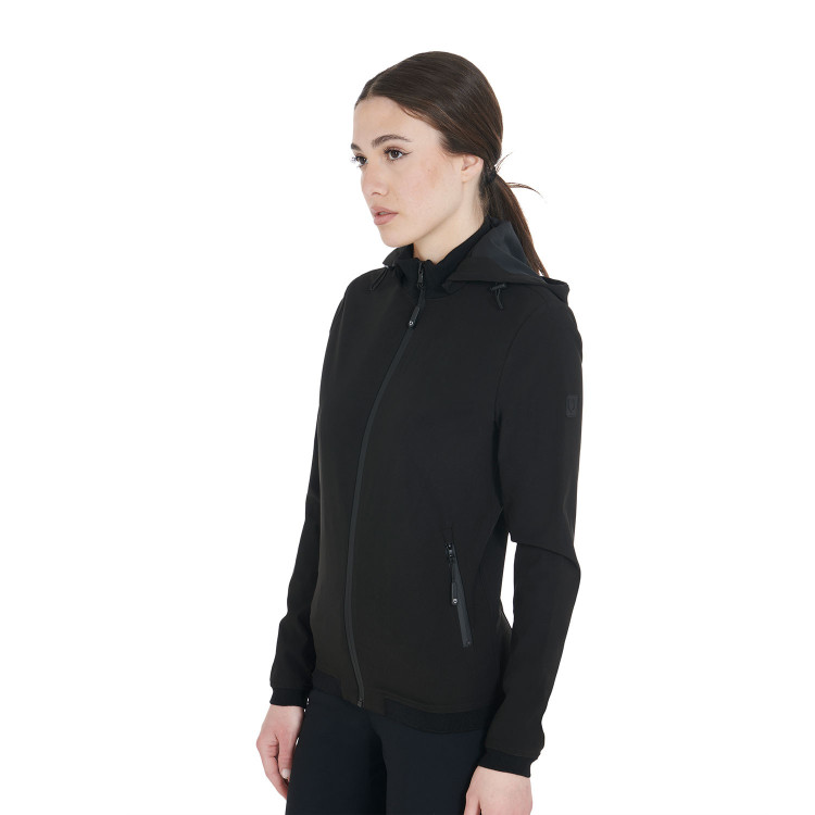 Chaqueta softshell técnica de tres capas para mujer Equestro Chaqueta softshell técnica de tres capas para mujer Equestro