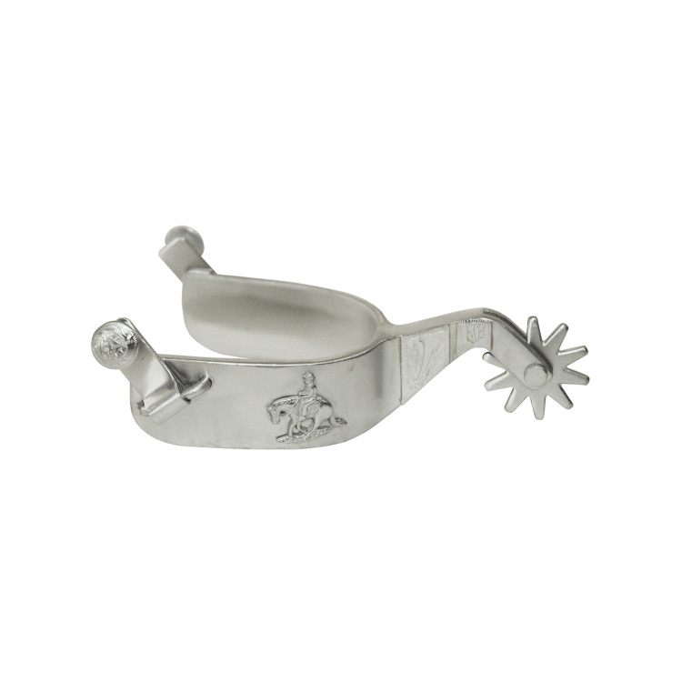 Espuelas Metalab satinadas para reining Pool's