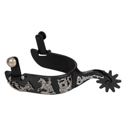 Espuelas Metalab para reining con motivos de flores Pool's