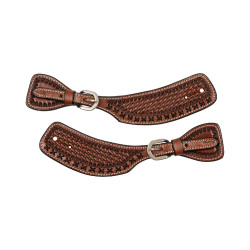 Correas de espuelas western con decoraciones Pool's Correas de espuelas western con decoraciones Pool's