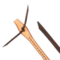 Riendas western bicolores Pool's Avellana / natural Marrón