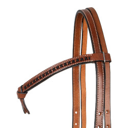 Brida western Futurity con frontal trenzado Pool's Brida western Futurity con frontal trenzado Pool's