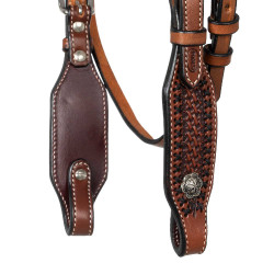 Brida western Futurity con frontal trenzado Pool's Brida western Futurity con frontal trenzado Pool's