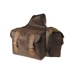 Alforja trasera de nylon para silla de montar Pool's
