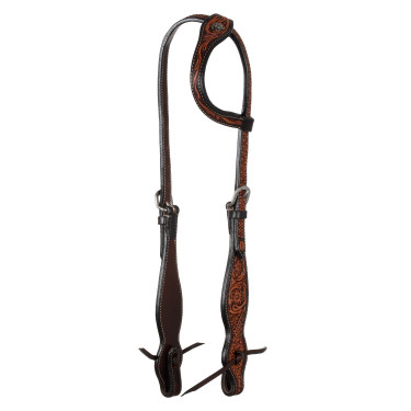 Brida western con una oreja y motivos florales Pool's Brida western con una oreja y motivos florales Pool's