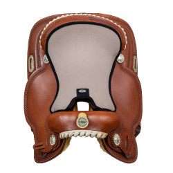 Protector de silla western Pool's Coñac Marrón Protector de silla western Pool's Coñac Marrón