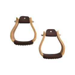 Estribo western de madera Pool's 2"