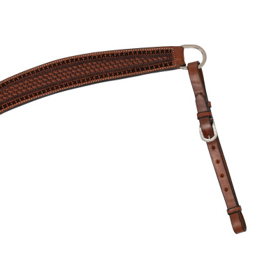 Pechopetral western con decoraciones Pool's Avellana Marrón