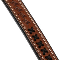 Riendas western con decoraciones Pool's Avellana Marrón