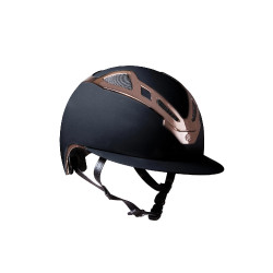 Casco Apex Chrome negro mate/oro rosa para mujer Suomy