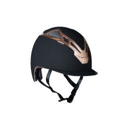 Casco Apex Chrome negro mate/oro rosa Suomy