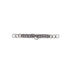 Cadena de barbada doble de acero inoxidable Umbria Equitazione