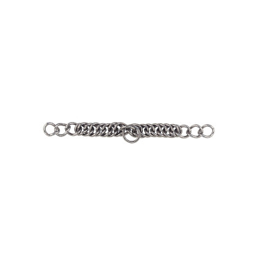 Cadena de barbada doble de acero inoxidable Umbria Equitazione