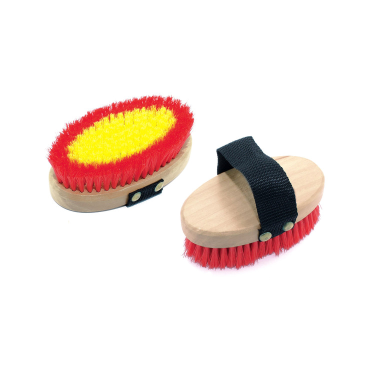 Cepillo bicolor para poni Umbria Equitazione