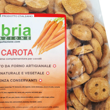 Crunchies para caballos con zanahoria 930g Umbria Equitazione Crunchies para caballos con zanahoria 930g Umbria Equitazione