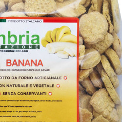 Crunchies para caballos con plátano 930g Umbria Equitazione Crunchies para caballos con plátano 930g Umbria Equitazione