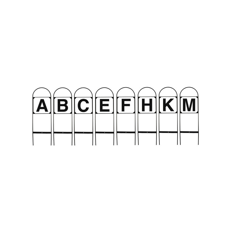 Letras de doma en hierro conjunto de 8 letras ABCEFHKM Umbria Equitazione Letras de doma en hierro conjunto de 8 letras ABCEFHKM Umbria Equitazione