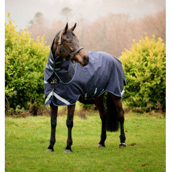 Manta Horseware Rambo Duo Force 100g con liners de 100g y 300g Marino / marino / blanco Azul marino Manta Horseware Rambo Duo Force 100g con liners de 100g y 300g Marino / marino / blanco Azul marino