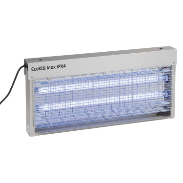 matamoscas electrico inox Ecokill IPX4 azúl
