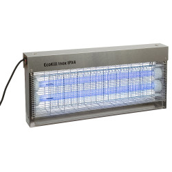 matamoscas electrico inox Ecokill IPX4 azúl