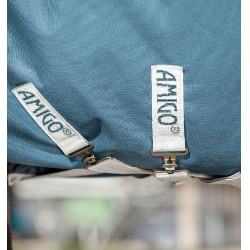 Manta Horseware Amigo AmEco 12 Plus 100g Verde azulado / gris Manta Horseware Amigo AmEco 12 Plus 100g Verde azulado / gris