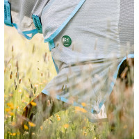 Cubre-moscas Horseware Amigo AmEco Bug Buster 0g Plata / azul cielo Cubre-moscas Horseware Amigo AmEco Bug Buster 0g Plata / azul cielo