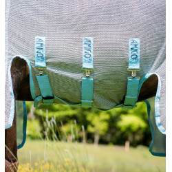 Cubre-moscas Horseware Amigo AmEco Bug Buster 0g Plata / azul cielo